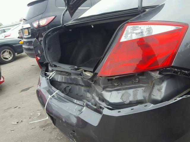 1HGCS12398A020579 - 2008 HONDA ACCORD LX- GRAY photo 9