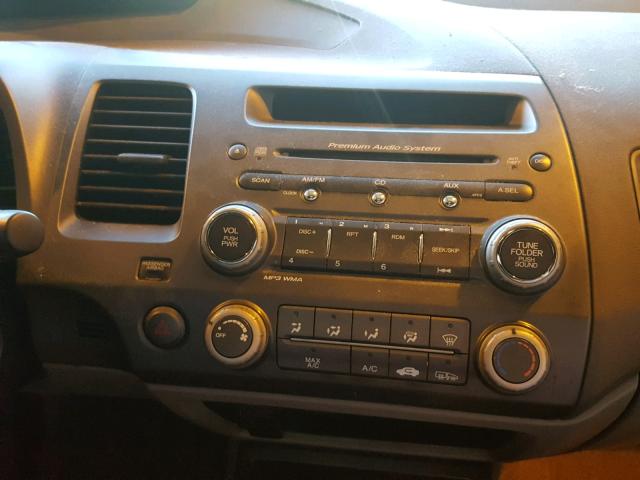 2HGFG12948H568011 - 2008 HONDA CIVIC EXL Yaşıl foto 9