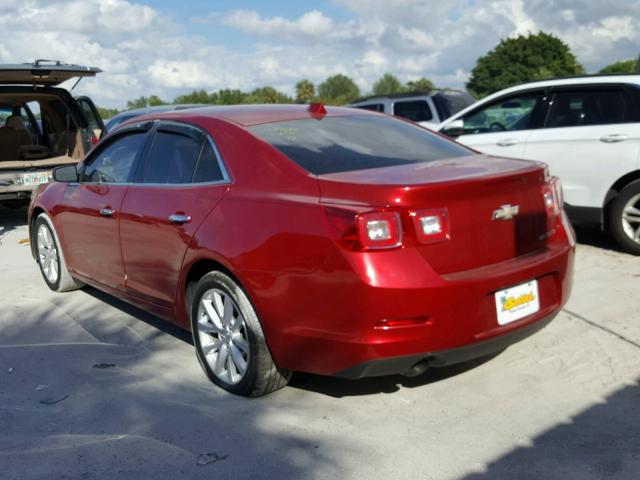 1G11H5SA3DF245919 - 2013 CHEVROLET MALIBU LTZ RED photo 3