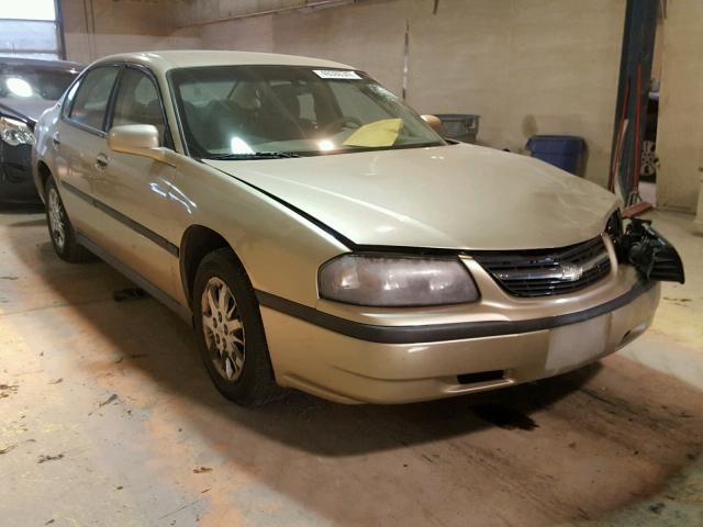 2G1WF52E359256427 - 2005 CHEVROLET IMPALA GOLD photo 1