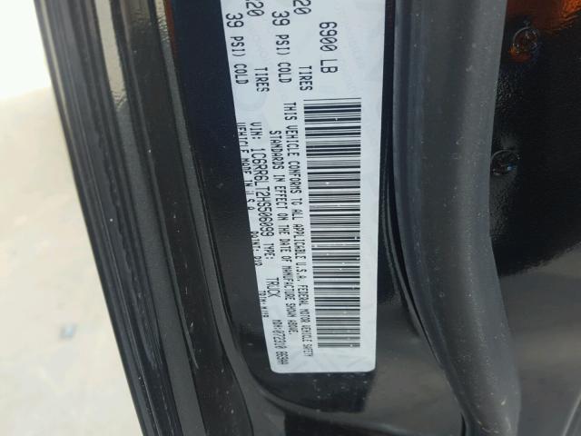 1C6RR6LT2HS506099 - 2017 RAM 1500 SLT შავი ფოტო 10