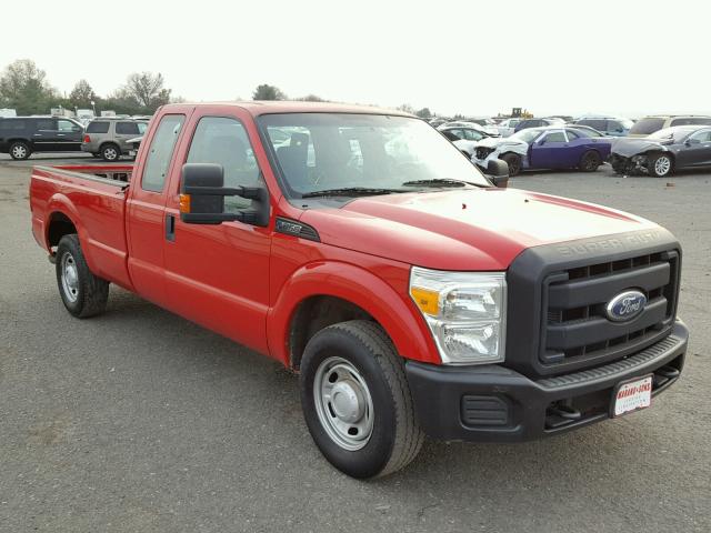 1FT7X2A64BEC75790 - 2011 FORD F250 SUPER RED photo 1