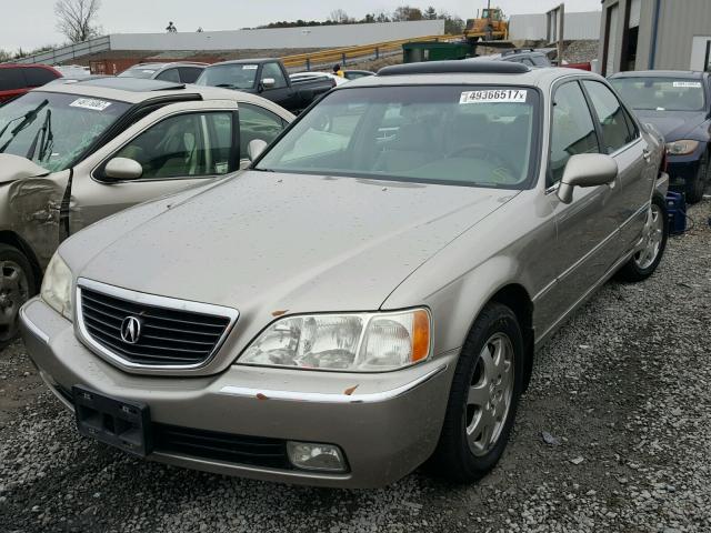 JH4KA96582C009588 - 2002 ACURA 3.5RL GOLD photo 2