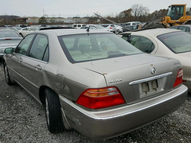 JH4KA96582C009588 - 2002 ACURA 3.5RL GOLD photo 3