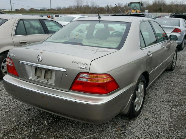 JH4KA96582C009588 - 2002 ACURA 3.5RL GOLD photo 4