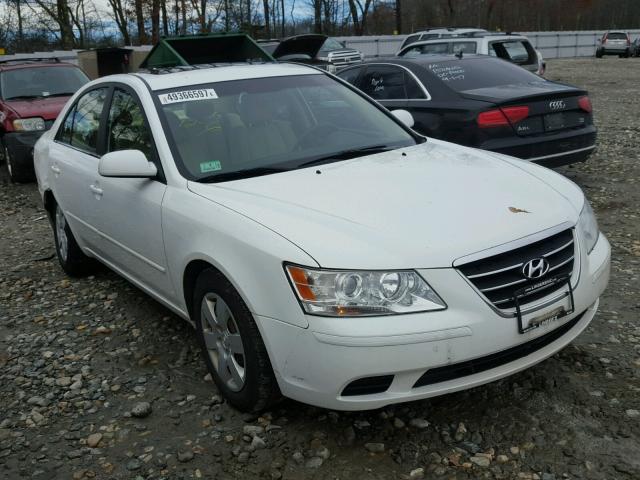 5NPET46F99H414734 - 2009 HYUNDAI SONATA GLS WHITE photo 1