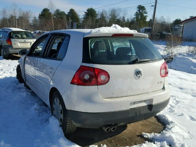 WVWDB71K78W300065 - 2008 VOLKSWAGEN RABBIT WHITE photo 3