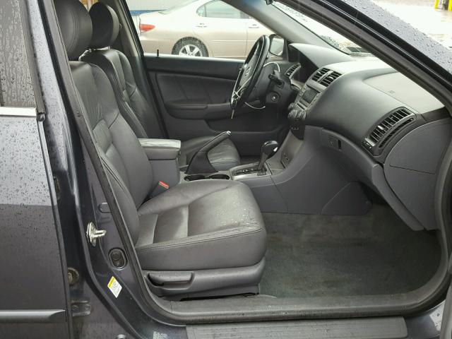 1HGCM56877A226585 - 2007 HONDA ACCORD EX GRAY photo 5