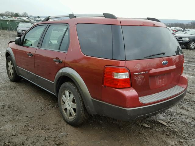 1FMZK01146GA26962 - 2006 FORD FREESTYLE RED photo 3