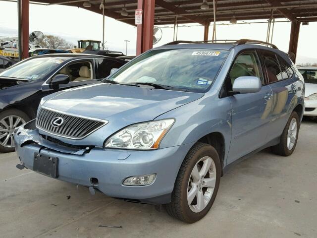 2T2GK31U67C020972 - 2007 LEXUS RX 350 BLUE photo 2