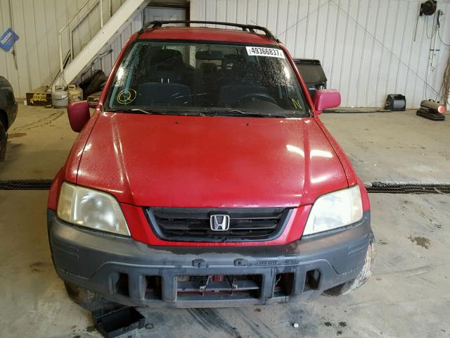 JHLRD1862YC009788 - 2000 HONDA CR-V EX წითელი ფოტო 9