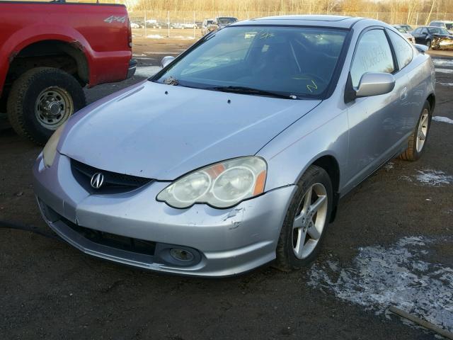 JH4DC54862C022767 - 2002 ACURA RSX SILVER photo 2