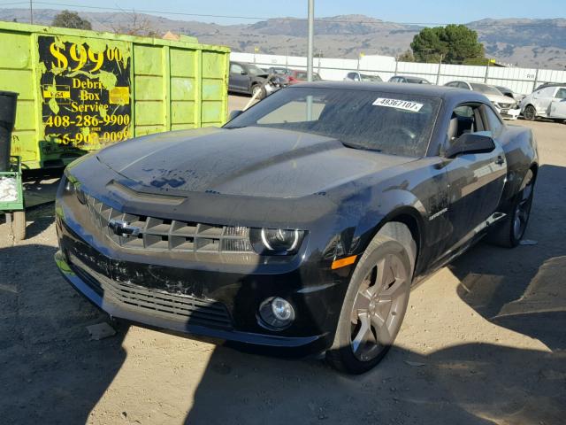 2G1FT1EW7A9104862 - 2010 CHEVROLET CAMARO SS Negro foto 2