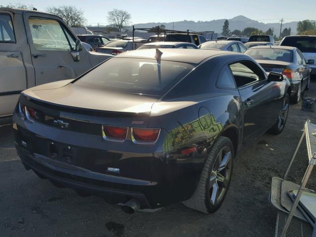 2G1FT1EW7A9104862 - 2010 CHEVROLET CAMARO SS Negro foto 4