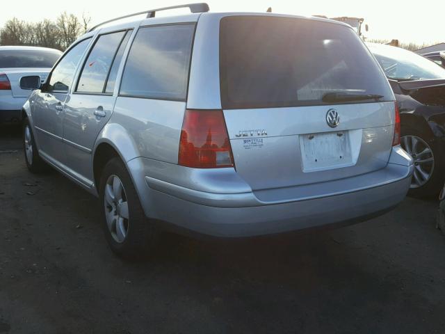 WVWSK61J43W499268 - 2003 VOLKSWAGEN JETTA GLS SILVER photo 3