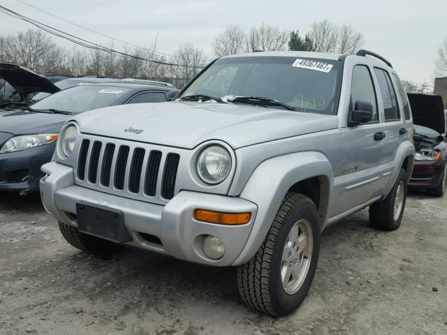 1J4GL58K02W199649 - 2002 JEEP LIBERTY LI SILVER photo 2