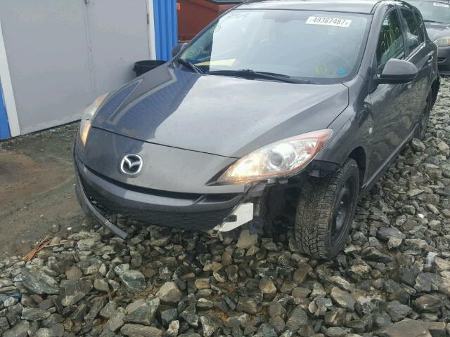 JM1BL1H5XA1273805 - 2010 MAZDA 3 S GRAY photo 9