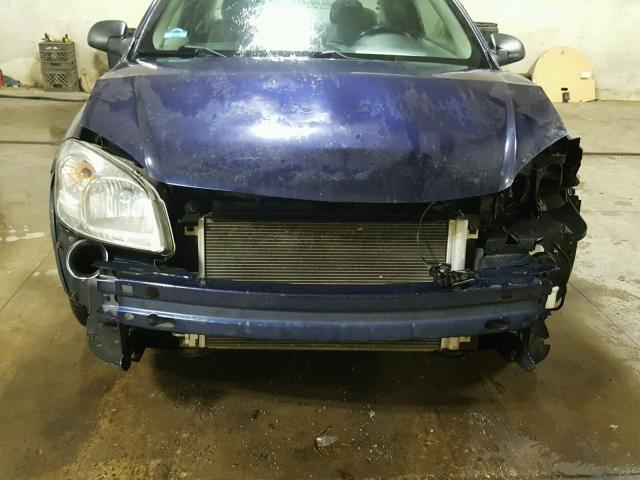 1G1AK18F587157046 - 2008 CHEVROLET COBALT LS BLUE photo 10