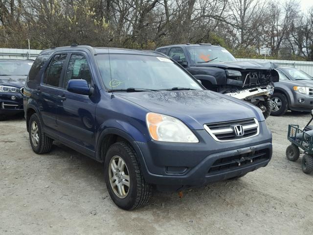 JHLRD788X2C079437 - 2002 HONDA CR-V EX ლურჯი ფოტო 1