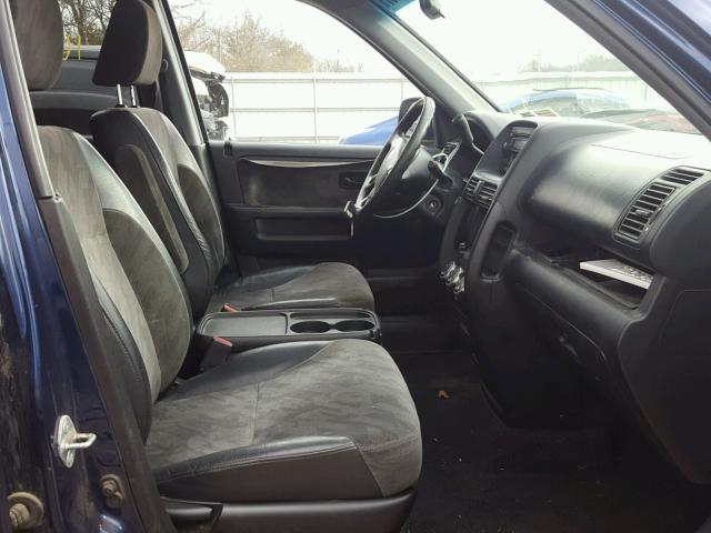 JHLRD788X2C079437 - 2002 HONDA CR-V EX ლურჯი ფოტო 5