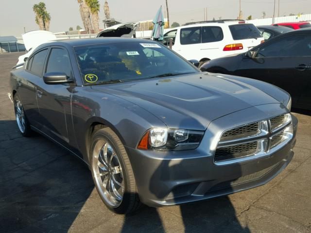 2C3CDXBG2CH201567 - 2012 DODGE CHARGER SE GRAY photo 1