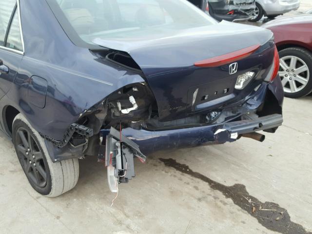 1HGCM56336A110061 - 2006 HONDA ACCORD SE BLUE photo 9