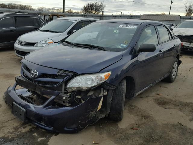 JTDBU4EE6B9168345 - 2011 TOYOTA COROLLA BA BLUE photo 2