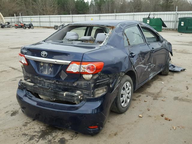 JTDBU4EE6B9168345 - 2011 TOYOTA COROLLA BA BLUE photo 4