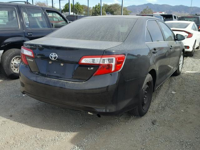 4T1BF1FKXCU087498 - 2012 TOYOTA CAMRY BASE BLACK photo 4