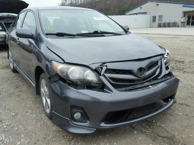 2T1BU4EE5BC537352 - 2011 TOYOTA COROLLA BA GRAY photo 1