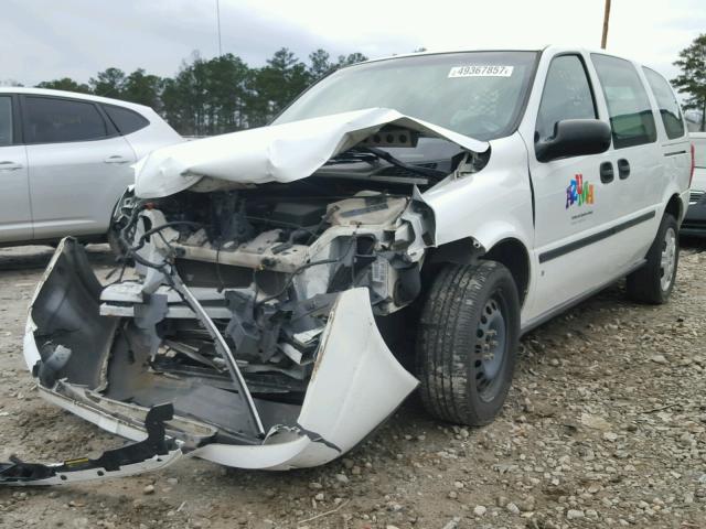 1GBDV13197D105205 - 2007 CHEVROLET UPLANDER I WHITE photo 2