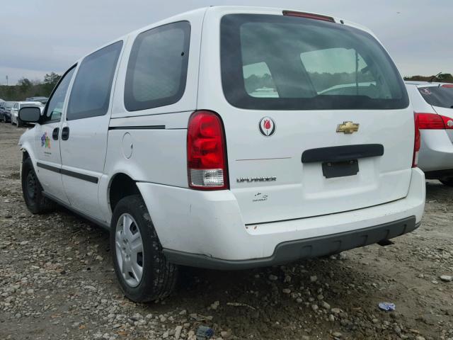 1GBDV13197D105205 - 2007 CHEVROLET UPLANDER I أبيض صورة 3