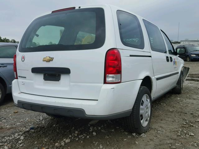 1GBDV13197D105205 - 2007 CHEVROLET UPLANDER I أبيض صورة 4