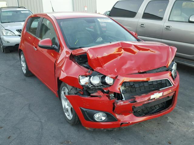 1G1JF6SB9C4131793 - 2012 CHEVROLET SONIC LTZ RED photo 1