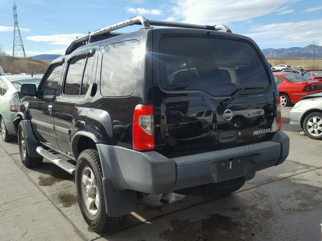 5N1ED28Y34C666138 - 2004 NISSAN XTERRA XE BLACK photo 3