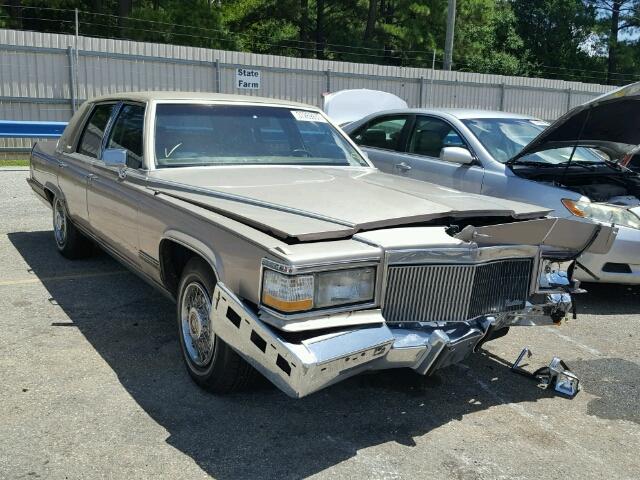 1G6DW54E4NR703691 - 1992 CADILLAC BROUGHAM BEIGE photo 1