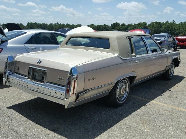 1G6DW54E4NR703691 - 1992 CADILLAC BROUGHAM BEIGE photo 4