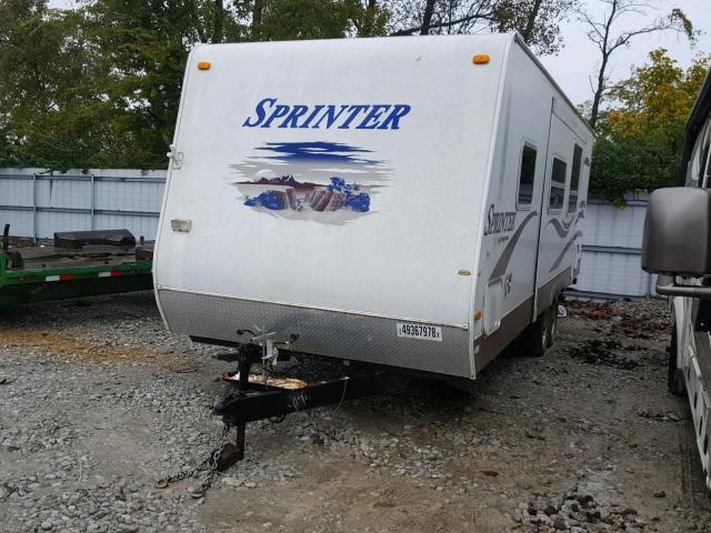 4YDT2502471532844 - 2007 KEYSTONE SPRINTER WHITE photo 2