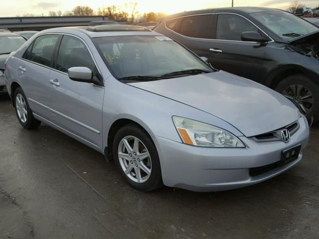 1HGCM66534A026830 - 2004 HONDA ACCORD EX SILVER photo 1