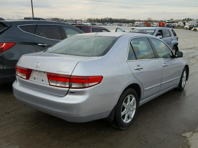 1HGCM66534A026830 - 2004 HONDA ACCORD EX SILVER photo 4