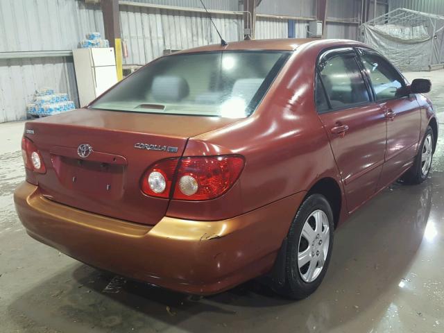 1NXBR32E36Z694608 - 2006 TOYOTA COROLLA CE RED photo 4