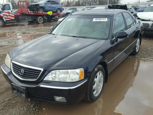 JH4KA96521C001128 - 2001 ACURA 3.5RL BLACK photo 2