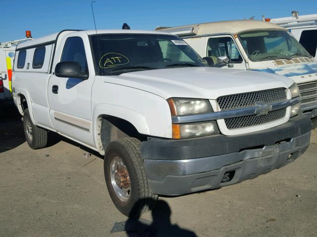 1GCHK24U84E376928 - 2004 CHEVROLET SILVERADO WHITE photo 1