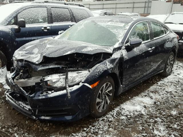 19XFC2F73GE228691 - 2016 HONDA CIVIC EX ლურჯი ფოტო 2