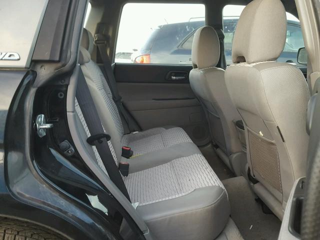 JF1SG65683H761102 - 2003 SUBARU FORESTER 2 BLACK photo 6