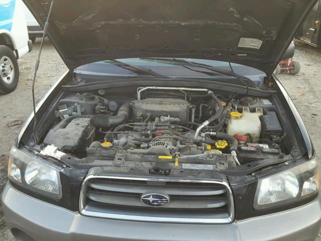 JF1SG65683H761102 - 2003 SUBARU FORESTER 2 BLACK photo 7