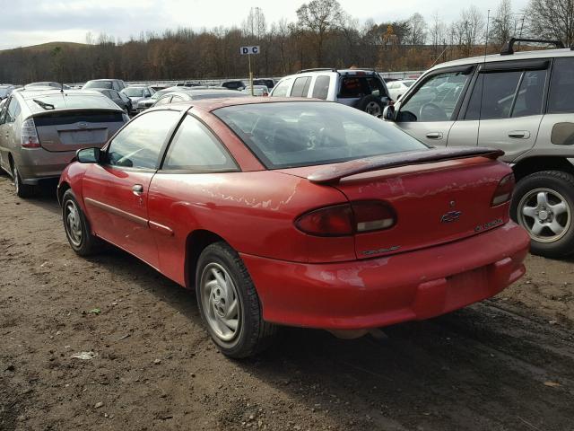 1G1JC1246W7284745 - 1998 CHEVROLET CAVALIER B RED photo 3