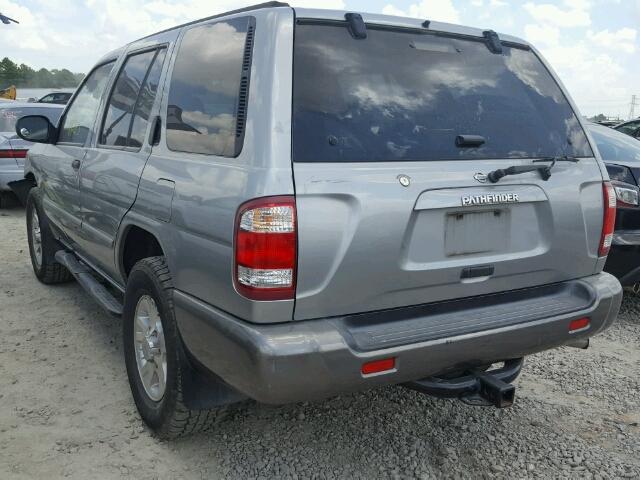 JN8AR07S1XW375831 - 1999 NISSAN PATHFINDER SILVER photo 3