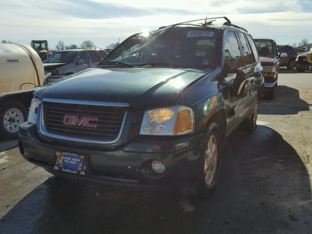 1GKDT13S552153789 - 2005 GMC ENVOY GREEN photo 2