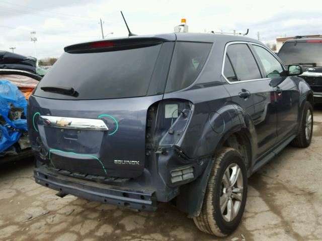 2GNALBEK3D6181410 - 2013 CHEVROLET EQUINOX LS GRAY photo 4